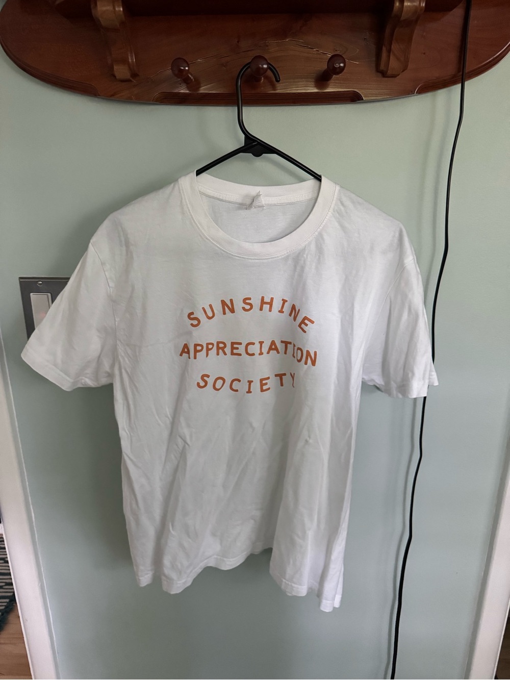 Sunshine Appreciation Society White Graphic Tee